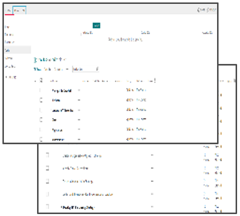 Screenshots of the 'M and A Separation Project Management Tool (SharePoint)' deliverable.
