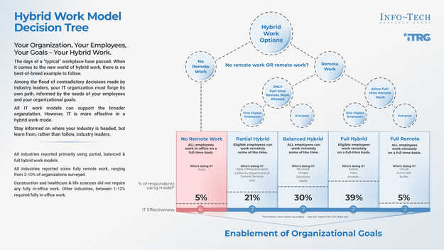 State of Hybrid Work in IT visualization