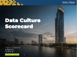 Sample of Info-Tech's 'Data Culture Scorecard'.